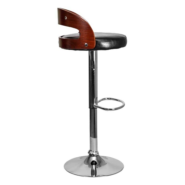 Барный стул AksHome Bruno чёрный, экокожа 31844 изображение 7 Барный стул AksHome Bruno чёрный, экокожа 31844 Фото № 7