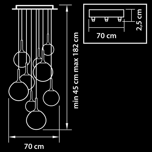 Подвесной светильник Lightstar Globo 813092 Фото № 3