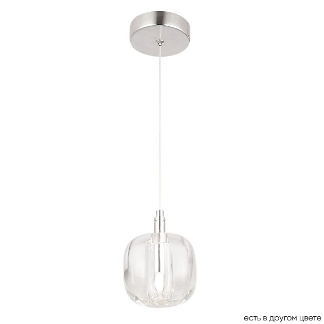 Подвесной светильник Crystal Lux Box SP1 Chrome/Transparent Фото № 1