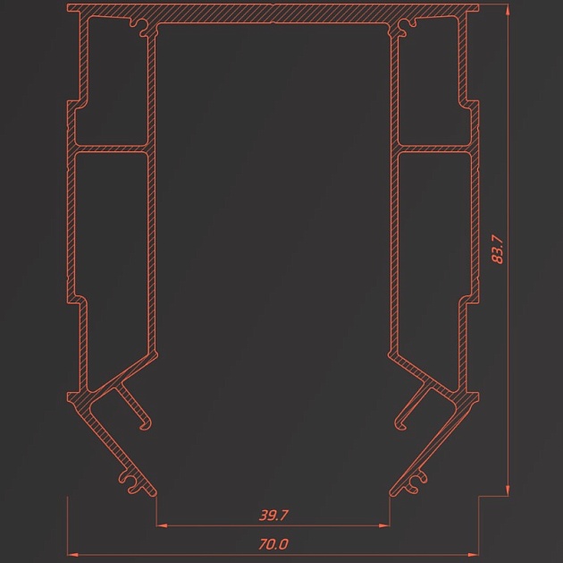 Профиль Flexy для натяжных потолков 8174 TREK 02 Фото № 3