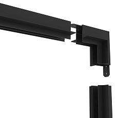 Коннектор L-образный стена-потолок Denkirs Smart Hide TR2118-BK 2