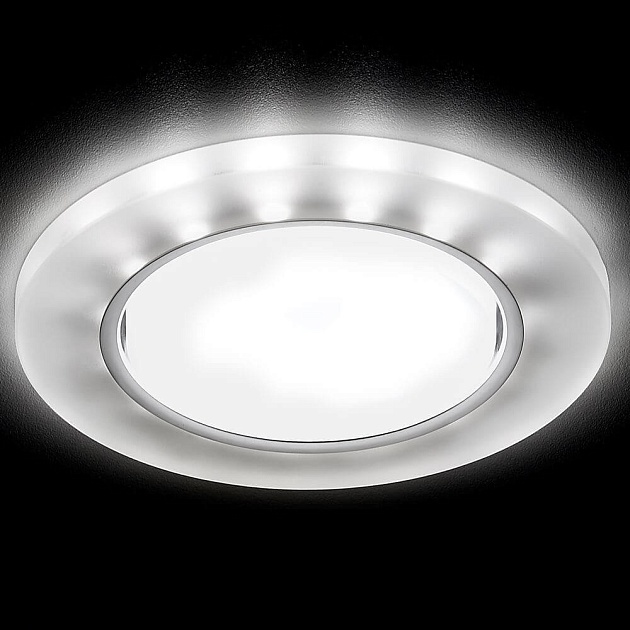 Встраиваемый светодиодный светильник Ambrella light GX53 LED G214 CH/WH фото 2