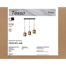 Подвесной светильник Freya Тессо / Tesso FR5574PL-03B 4