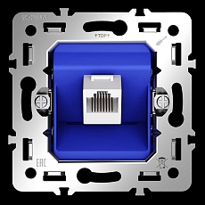 Механизм розетки компьютерной RJ45 кат.6 S70 Voltum VLS0601M 1