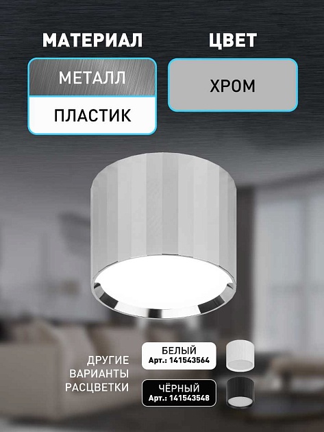 Настенно-потолочный светильник ЭРА OL39 CH Б0056390 изображение 16 Настенно-потолочный светильник ЭРА OL39 CH Б0056390 Фото № 16