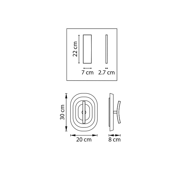 Бра Erica Lightstar 609641 Фото № 3