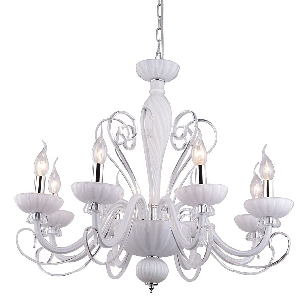 Подвесная люстра Arte Lamp Odetta A7195LM-8WH Фото № 1