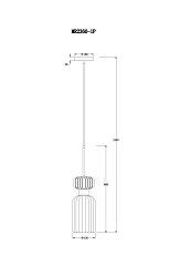 Подвесной светильник MyFar Aubrey MR2360-1P 1