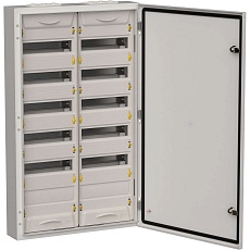 TITAN 5 Корпус металлический ЩРн-144 (2х72) 960х570х140мм IP54 серый IEK TI5-50-N-2X072-54-7035