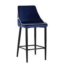 Полубарный стул Stool Group Коби велюр синий AV 434-H60/05-08(PP)