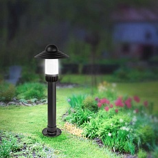 Садово-парковый светильник ЭРА «Поллар» НТУ 01-60-008 напольный черный IP54 Е27 max60Вт h660мм Б0057494 2