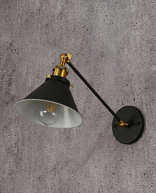 Бра Lumina Deco Gubi LDW B016-1 BK Фото № 2