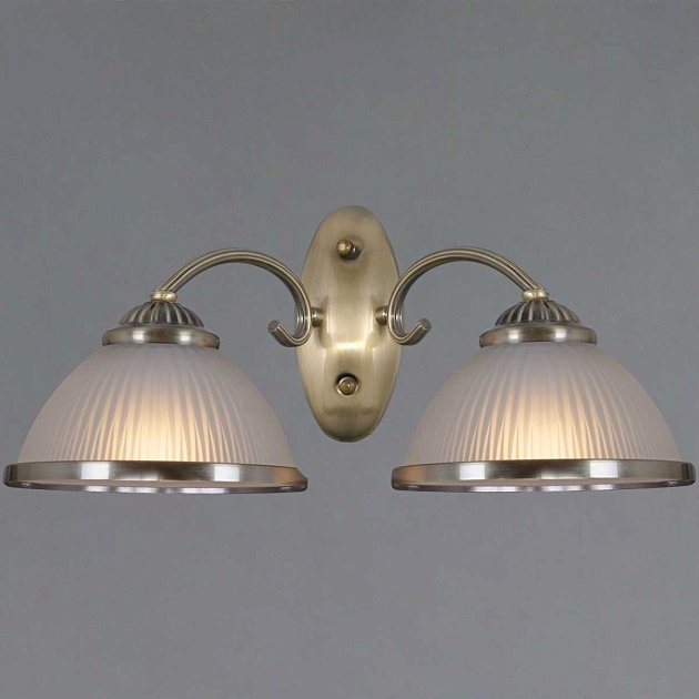 Светильник настенный Illumico IL0596-2WSQ-25 AB AREZZO изображение 1 Светильник настенный Illumico IL0596-2WSQ-25 AB AREZZO Фото № 1