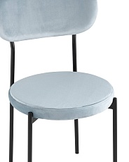 Кухонный стул Stool Group Барбара велюр серо-голубой DC-09040 HLR-17 5