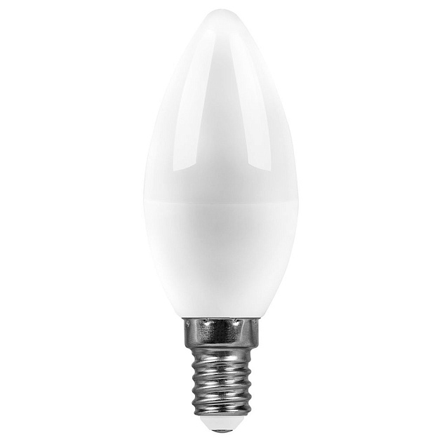 Лампа светодиодная Saffit E14 15W 6400K матовая SBC3715 55207 фото 