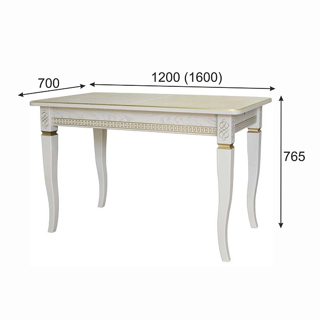 Кухонный стол Мебелик Фидея 3 005484 изображение 3 Кухонный стол Мебелик Фидея 3 005484 Фото № 3