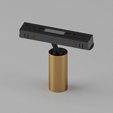 Трековый светодиодный светильник Elektrostandard Slim Magnetic Dim Cantors 85071/01 латунь a063531 2