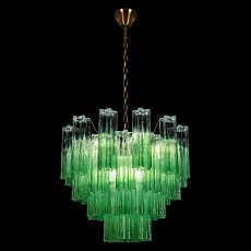 Подвесная люстра Loft IT Murano 10580/600 Clear green 5
