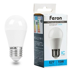 Лампа светодиодная Feron LB-990 E27 15W 6400K 52078