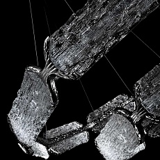 Подвесная люстра Fluorite Epico Silver FL1150-10P 3