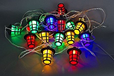 Cветодиодная гирлянда Sneha Фонарик 230V разноцветный статичный A-209