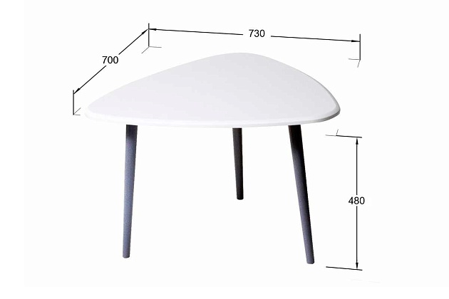 Журнальный стол Мебелик Квинс 002587 Фото № 3