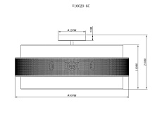 Потолочная люстра Moderli Gela V10628-6C 1