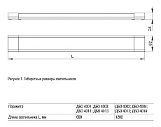 Настенно-потолочный светодиодный светильник IEK ДБО LDBO0-4011-18-4000-K01 1