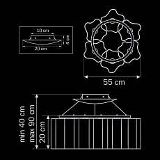 Подвесная люстра Lightstar Nubi 802160 1