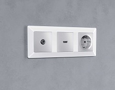 Лицевая панель розетки AMBRELLA VOLT AP4070 2