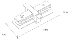 Коннектор прямой Arte Lamp Track Accessories A130133 1