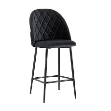 Полубарный стул Stool Group Марсель велюр черный AV 408-H75-08(PP)