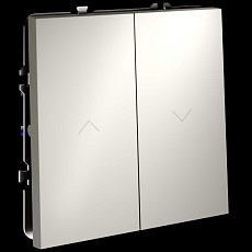 Выключатель встраиваемый Voltum S70 для жалюзи 10А кашемир VLS020703 2