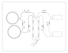 Потолочная светодиодная люстра Ambrella light Comfort LineTech FL51392 3