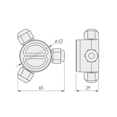 Разветвитель Arlight KLW-3 016901 2