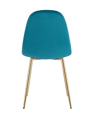 Кухонный стул Stool Group Валенсия SN велюр аквамарин золотые ножки OS-001L HLR-59 gl 3