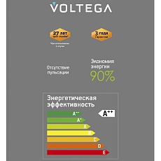 Лампа светодиодная филаментная Voltega 271 E27 4W 1800K золотая 8567 4