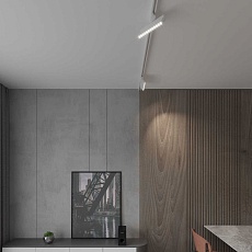 Трековый светодиодный светильник Elektrostandard Garda 85018/01 белый a057443 3