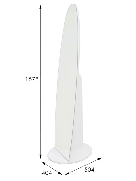 Зеркало напольное Мебелик Стелла 1 008649 Фото № 3