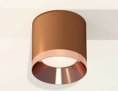 Комплект накладного светильника Ambrella light Techno Spot XS7404011 SCF/PPG кофе песок/золото розовое полированное (C7404, N7035) 1