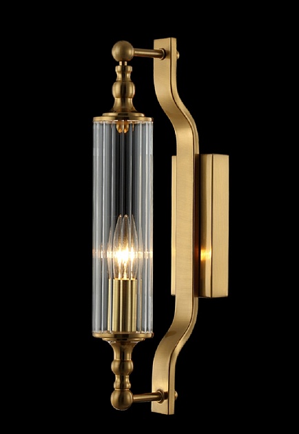 Бра Crystal Lux Tomas AP1 Brass фото 4