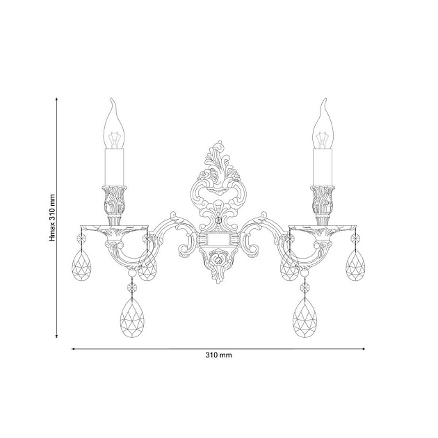 Бра Lucia Tucci Barletta W1730.2 Cream White Фото № 2