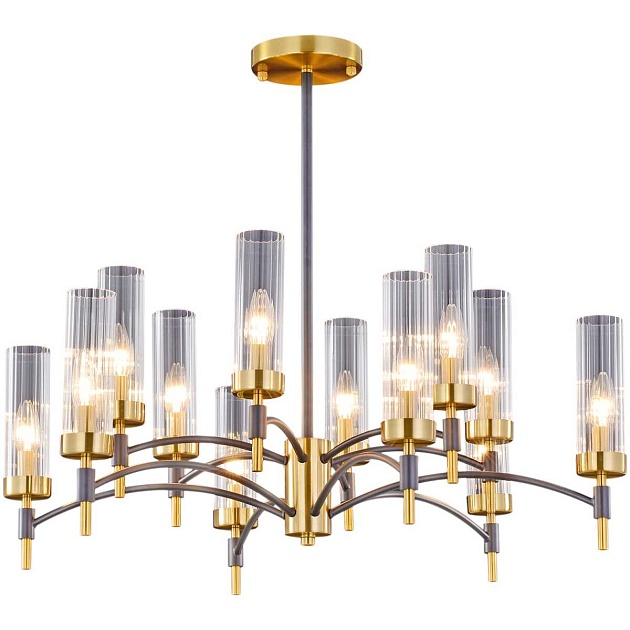 Потолочный светильник ILLUMICO IL5177-6+6PLS-29 BRASS TUBO Фото № 2