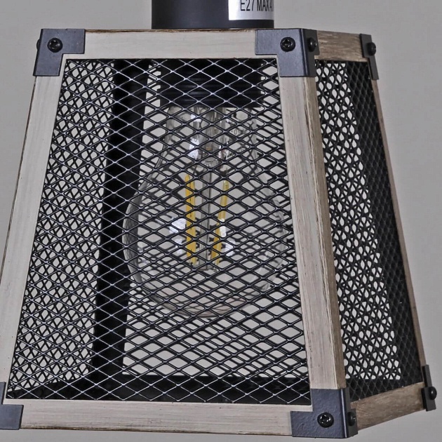 Подвесной светильник Illumico IL1006-1P-05 BK Wood изображение 4 Подвесной светильник Illumico IL1006-1P-05 BK Wood Фото № 4