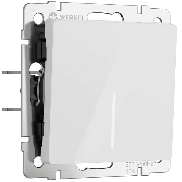 Выключатель одноклавишный с подсветкой Werkel W1110141 4690389197246 изображение 1 Выключатель одноклавишный с подсветкой Werkel W1110141 4690389197246 Фото № 1