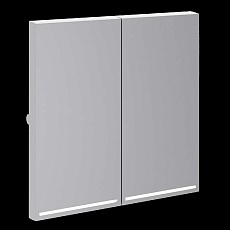 Клавиши для выключателя/переключателя двухклавишного с подсветкой, S70 (серый) Voltum VLS000416 5