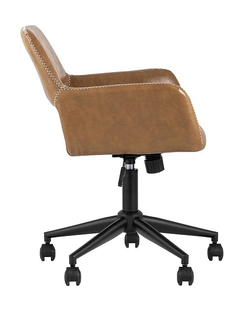 Поворотное кресло Stool Group Филиус экокожа коричневая FILIUS Фото № 3