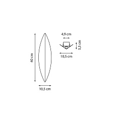 Настенный светильник Lightstar Muro Foglia 808674 1