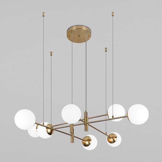 Подвесная люстра Eurosvet Planet 70146/8 латунь Фото № 1