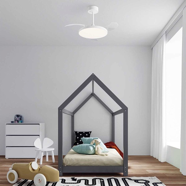 Люстра-вентилятор Mantra SLIM FAN mini 9008 изображение 5 Люстра-вентилятор Mantra SLIM FAN mini 9008 Фото № 5